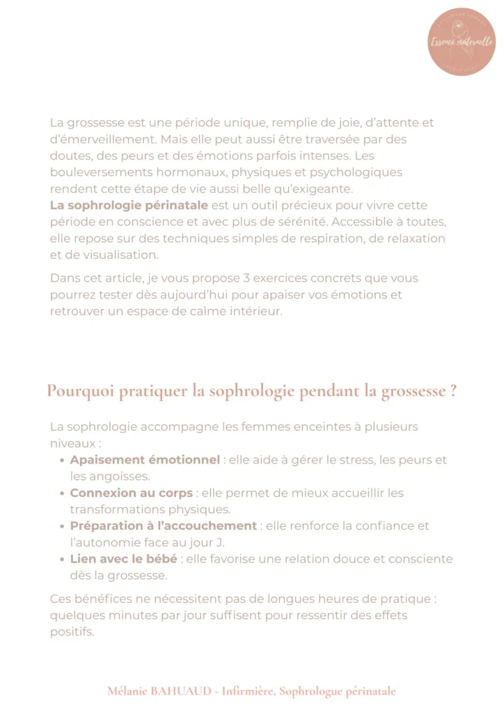 3 exercices de sophro 2