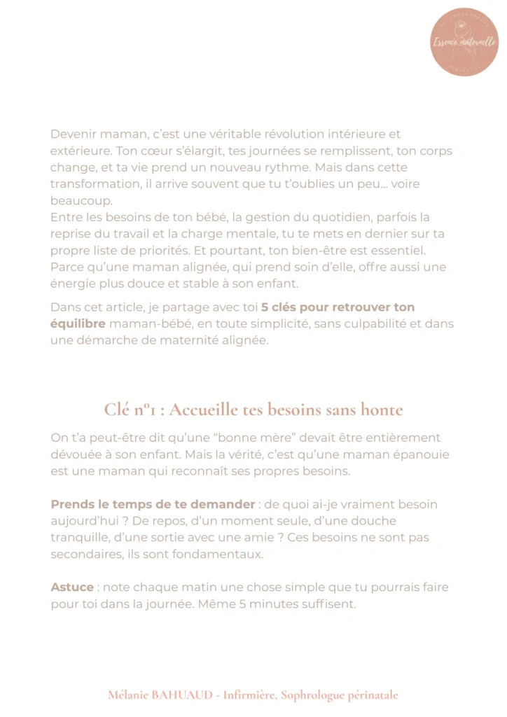Article blog Être maman sans s’oublier 5 clés pour retrouver son équilibre 2_resultat