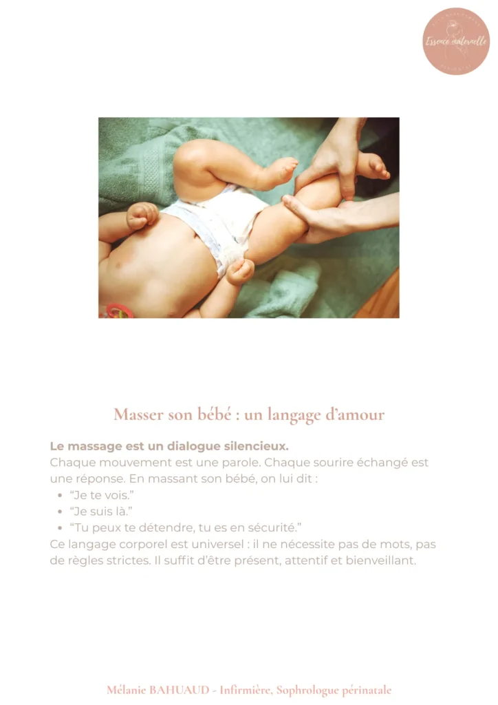 Masser son bébé 4