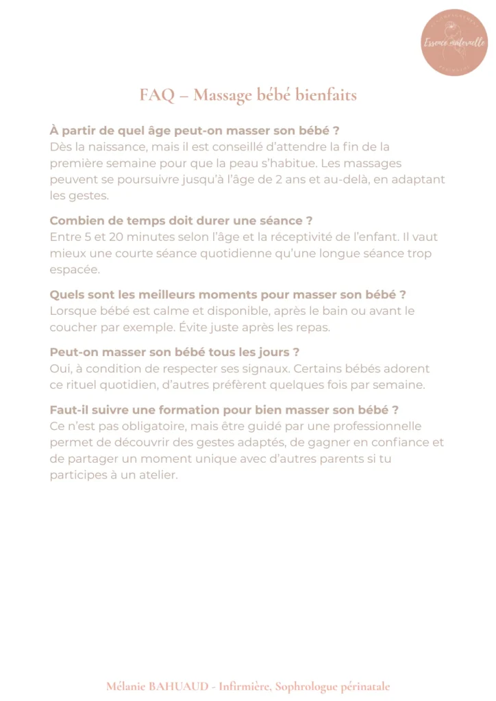 Masser son bébé 7