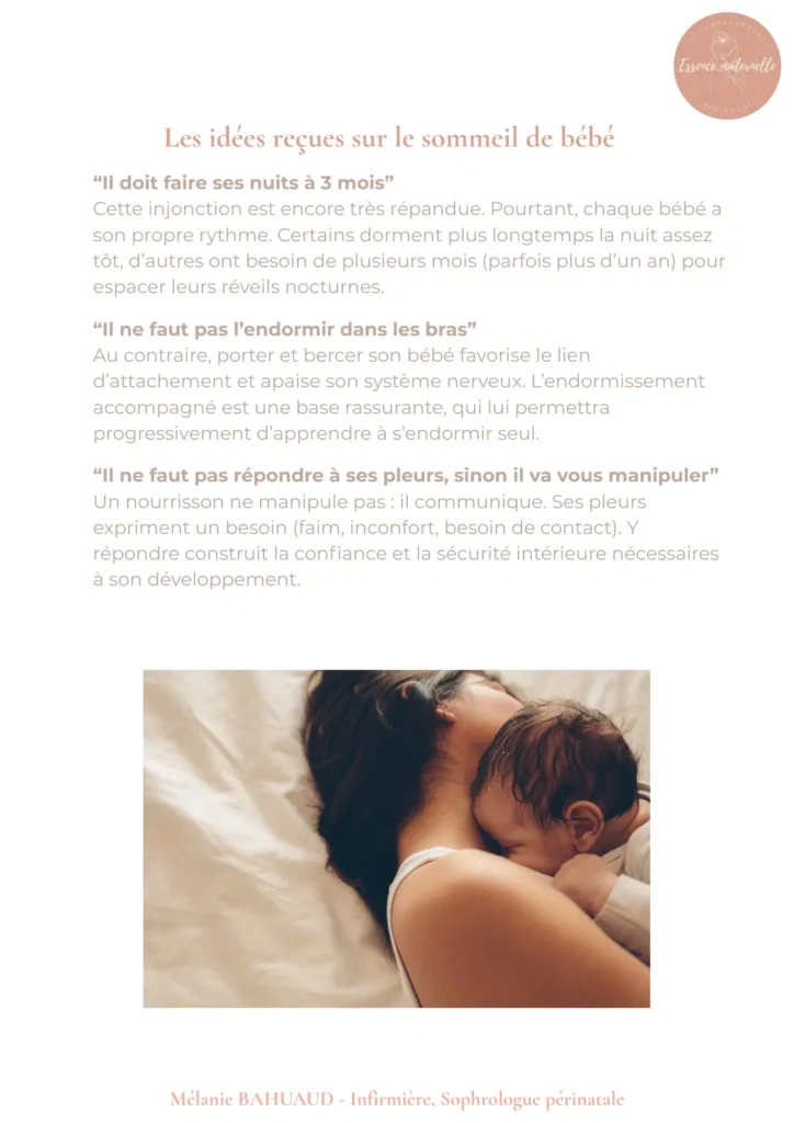 Pourquoi le sommail de bébé est différent du notre 4